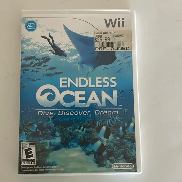 Nintendo Wii Endless Ocean Pre-owned Video Game - Picture 1 of 11